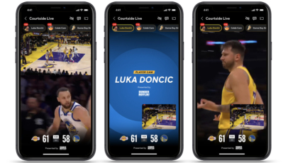 <strong>Courtside Live (NBA Only)</strong>  Immerse your brand in unique viewing experiences 